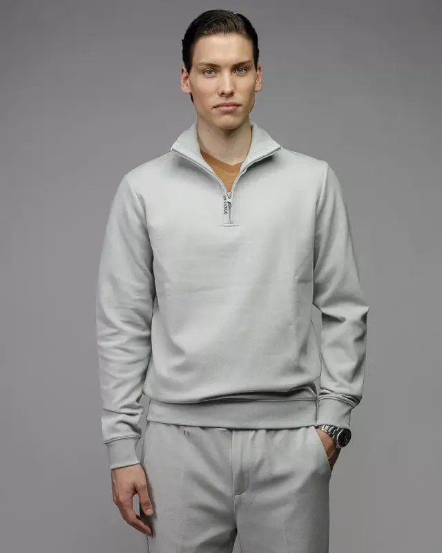 Devergo Ανδρικό Φούτερ 4093 – Light Grey - XXL