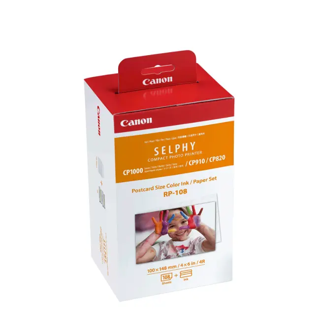 Canon RP-108 Φωτογραφικό Χαρτί Selphy CP Tri-Colour A6 (10x15) για Εκτυπωτές Θερμικής Εξάχνωσης/Μεταφοράς 108 Φύλλα