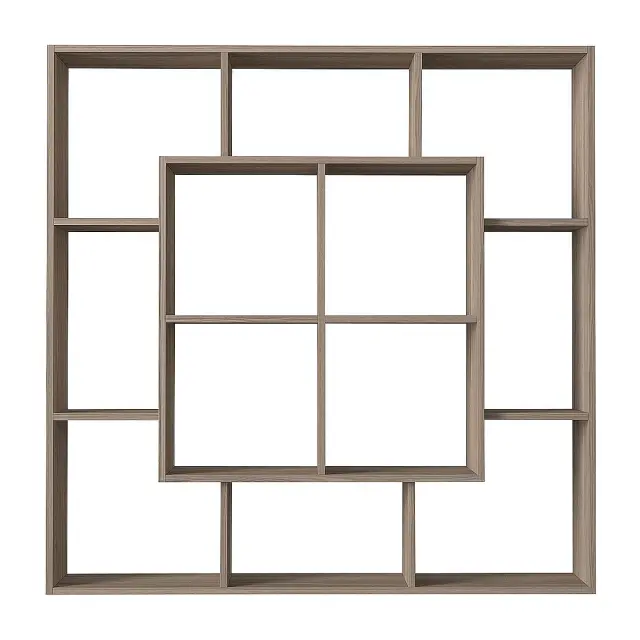 Βιβλιοθήκη NISIROS Cordoba Μοριοσανίδα/Μελαμίνη 136x22x136cm 2