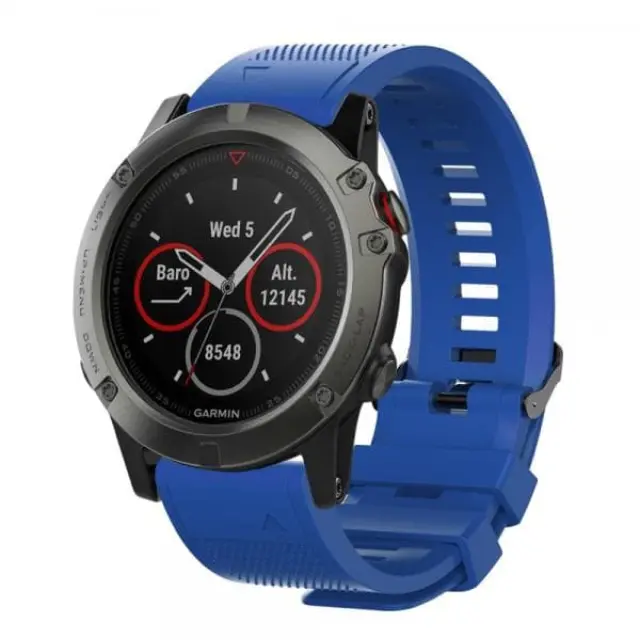 Λουράκι Σιλικόνης για Garmin Fenix 3/5x/3hr/5x Plus/6x/6x Pro/7x/8/9 (51mm)- Blue