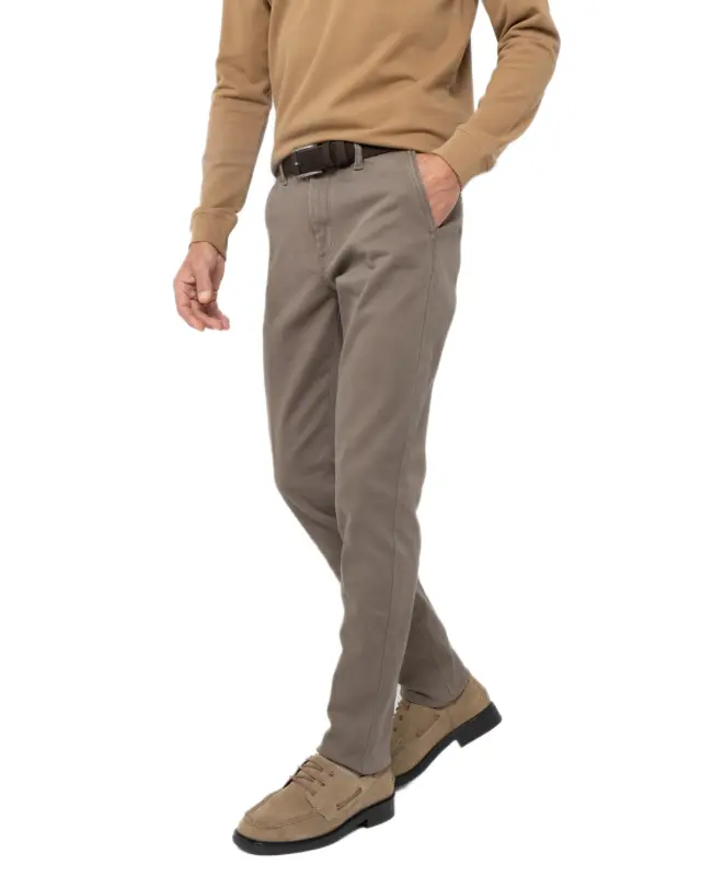 The Bostonians Dobby ανδρικό υφασμάτινο παντελόνι regular fit 3CN1626T809-3 2