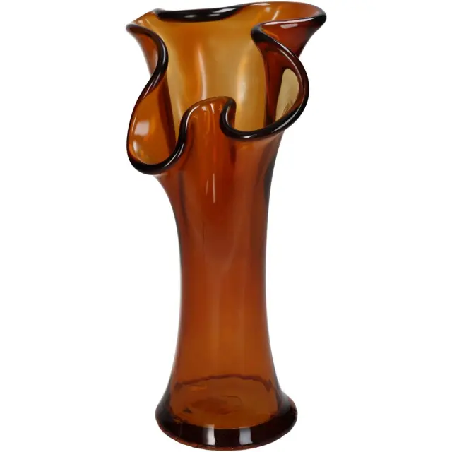 Βάζο Amber Ανακυκλωμένο Γυαλί 20x20x30cm