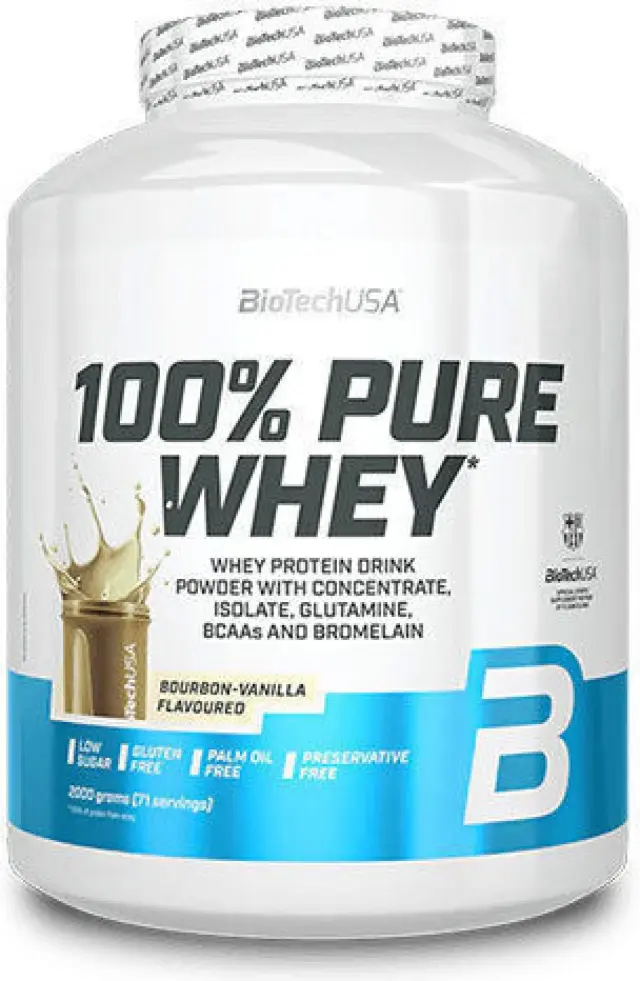 BioTechUSA 100% Pure Whey 2000g Bourbon Vanilla (10023100140)