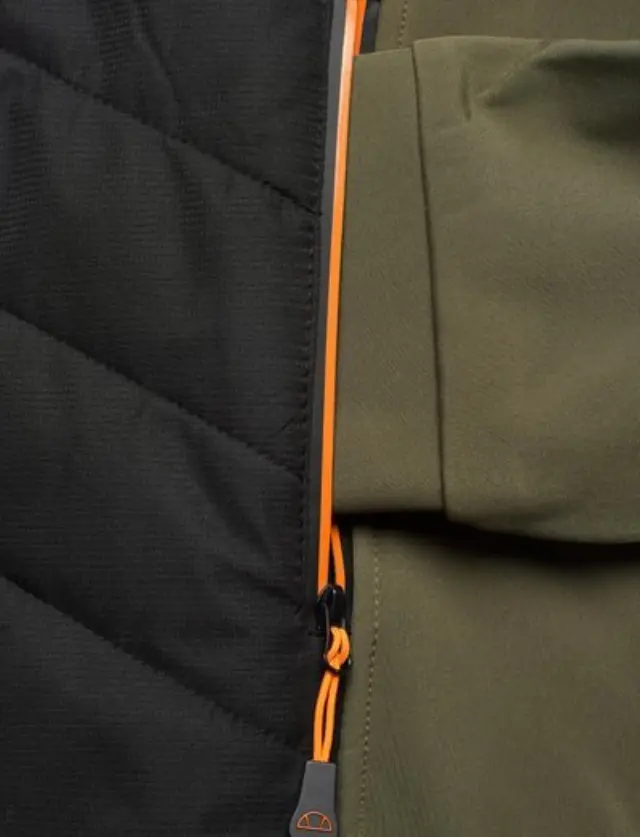 ELLESSE MONTELLIO JACKET ΑΝΔΡΙΚΟ ΜΠΟΥΦΑΝ - BLACK/KHAKI BLACK 3