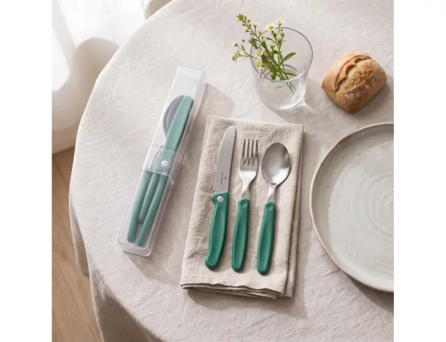 Σετ Μαχαιροπίρουνα Victorinox Swiss Classic - Green - 3 τεμάχια6.7194.3FC1
