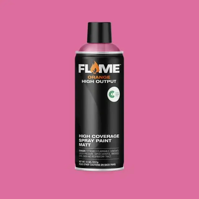 Flame Orange Spray Paint 400ml FO-400 Erica Violet