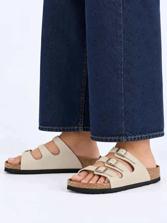 Birkenstock Πέδιλα Γυναικείο Birko-Flor(ανθεκτικό υλικό της Birkenstock-επιτρέπει την επαφή με το νερό) Μπεζ BIR/FLORIDA 1029265 SANDCAST - 41 2
