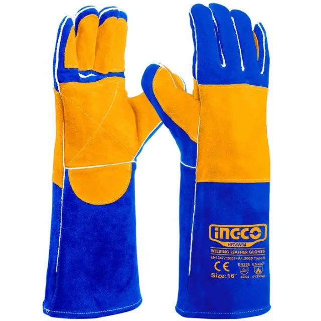 ΓΑΝΤΙΑ ΗΛΕΚΤΡΟΣΥΓΚΟΛΗΤΩΝ ΔΕΡΜΑΤΙΝΑ 350°C INGCO HGVW04 ΗΛΕΚΤΡΟΣΥΓΚΟΛΛΗΣΗΣ - XLarge