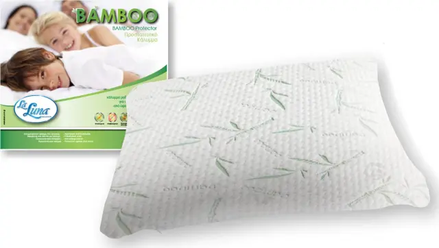 Προστατευτικό κάλυμμα μαξιλαριών Bamboo Non-Waterproof 50x70 (Ζεύγος) La Luna 4200069
