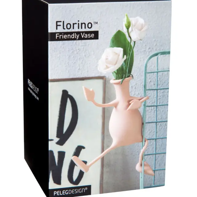 Peleg Design Ευλύγιστο Βάζο / Friendly Vase: Florino - Ροζ 2