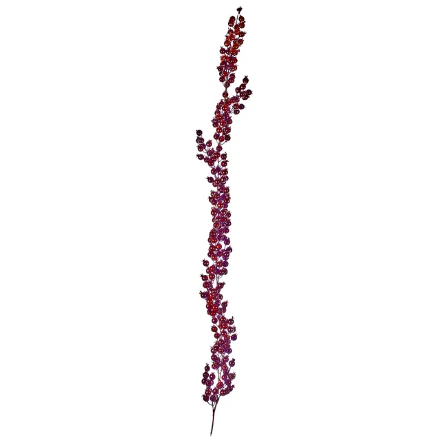 Χριστουγεννιάτικη Γιρλάντα Με Κόκκινα Berries 3 Σχέδια 135cm