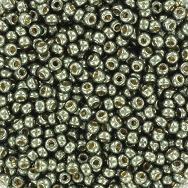 Χάντρα Miyuki Round Rocailles 11/0 - 5112 - Galvanized Dark Steel Green ~10gr