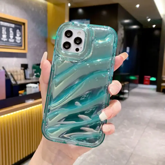 Laser Sequin Waves Θήκη για iPhone 11- Blue 2