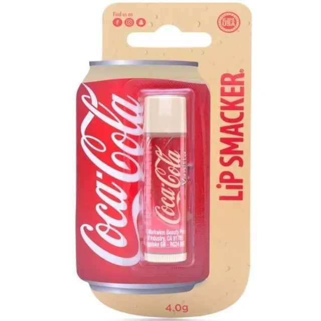 Lip Smacker Coca Cola Βάλσαμο Χειλιών Βανίλια 4g