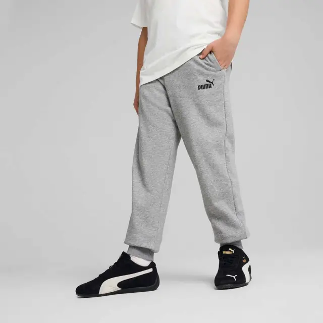 Puma Boy's Essentials No1 Logo Sweatpants Γκρι 684912-03 (Puma) - 140