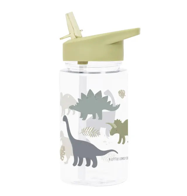 A little lovely company - Drink Bottle - Dinosaurs - 7.3 x 16.5 x 7.3 cm - Home and Kitchen