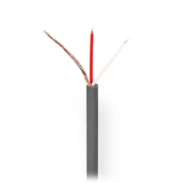 Καλώδιο μικροφώνου 2x 0,125mm2 σε κουλούρα 100 μέτρων.