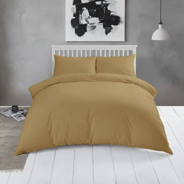 Μαξιλαροθήκες Ζεύγος 50x70 Urban Line Melinen AW23-24 100% βαμβακερό- Curry 2