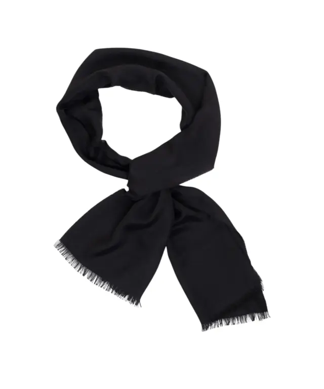 Calvin Klein -Ανδρικό Κασκόλ Formal Logo Light Scarf 35X180 K50K509745-BAX Μαύρο 3