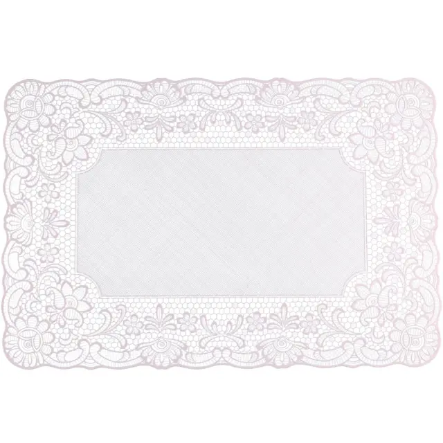 Σουπλά Ροζ PVC 30x45cm Σετ 4Τμχ