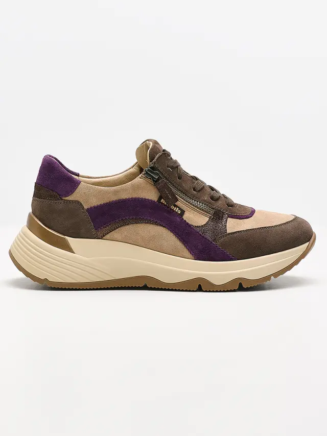 Mephisto Sneakers Γυναικείο δέρμα Nubuck Καφέ MEP/LAONIE ICE BROWN 3
