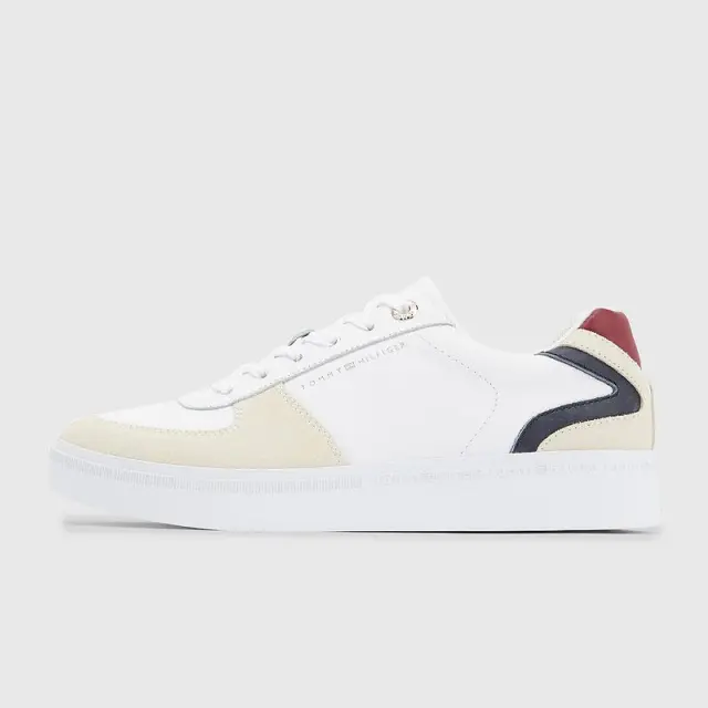 Δερμάτινο Sneaker Tommy Hilfiger FW0FW07107-0GY Άσπρο - 38