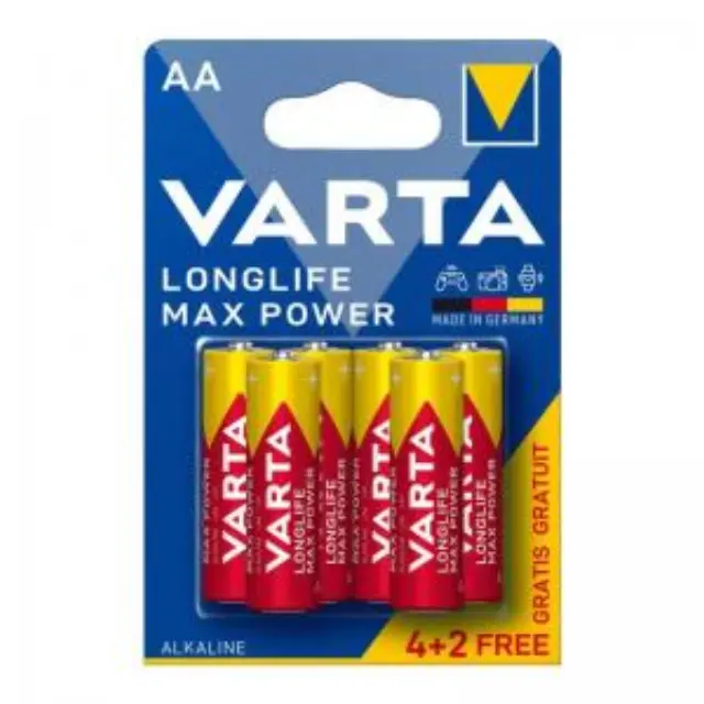Μπαταρία Alkaline Varta Longlife Max Power AA LR06 (6 τεμ.) N60680 3