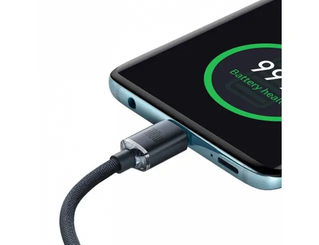 Καλώδιο Baseus USB-C σε USB-C Crystal Shinee - 100W - 2m - Μαύρο CAJY000701 3
