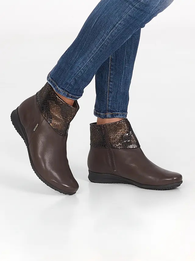 Mephisto Μποτάκια Γυναικείο δέρμα Καφέ MEP/FIDUSIA DARK BROWN - 36 2