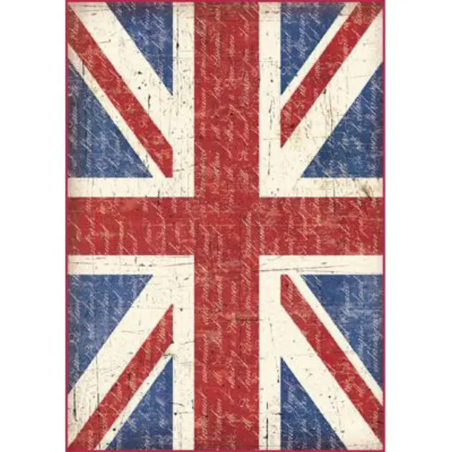 Ριζόχαρτο για decoupage - UK Flag - A4