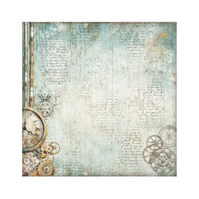 Τυπωμένο ύφασμα Stamperia, 30x30cm, 4 τεμ, Master of Magic 3