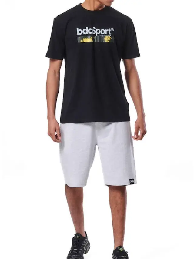 MEN'S ESSENTIAL BRANDED T-SHIRT 053419-01-BLACK - L 3