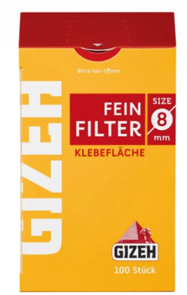 Gizeh Φιλτράκια Regular Box 100φ. - 8mm
