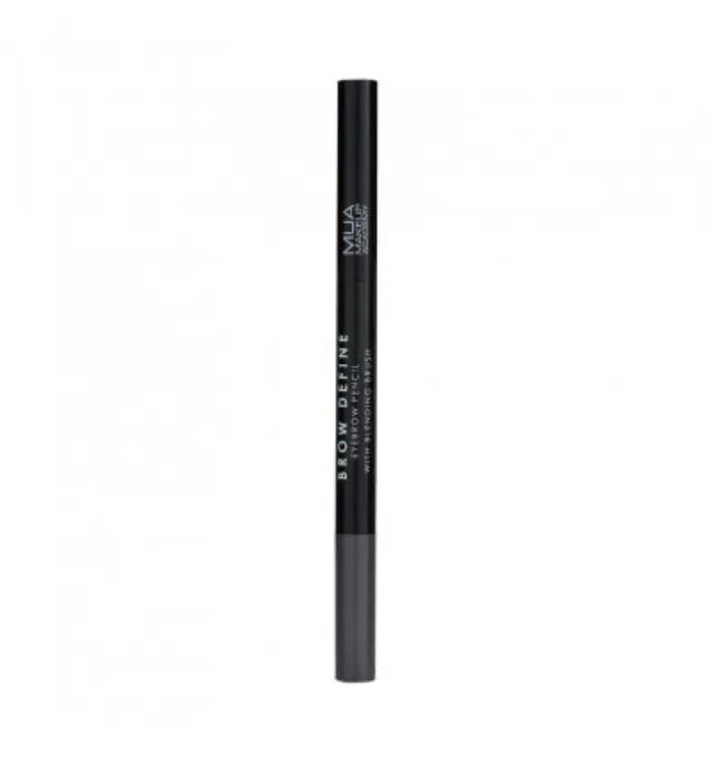 MUA Brow Define Eyebrow Pencil - With Blending Brush Grey