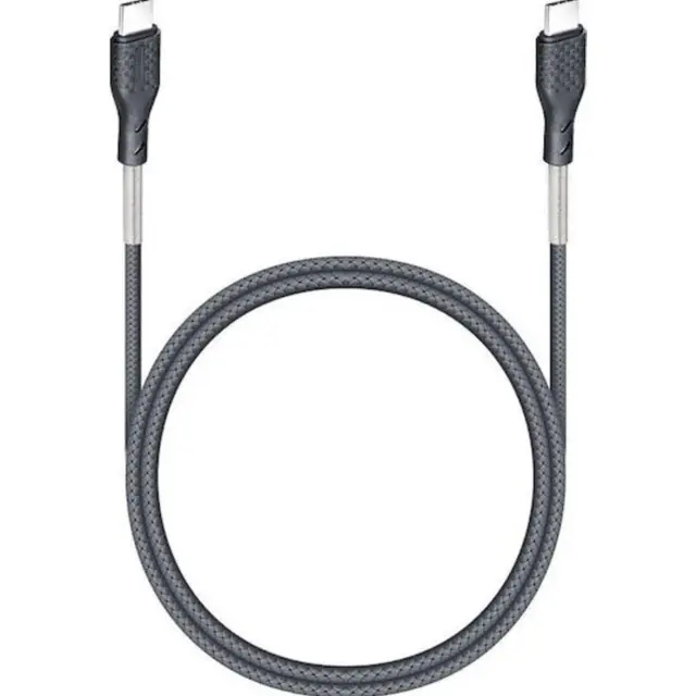Cable USB C to USB C Forcell F-Energy QC4.0 PD 5A 100W Carbon 1 m CB-04C black 2