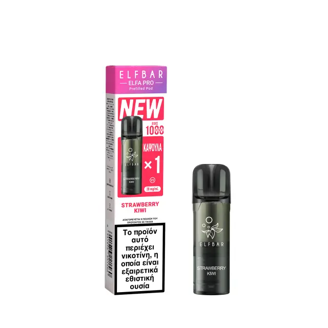 ELFBAR ELFA PRO V2 Prefilled Pod Strawberry Kiwi 2ml 20mg (1τμχ)