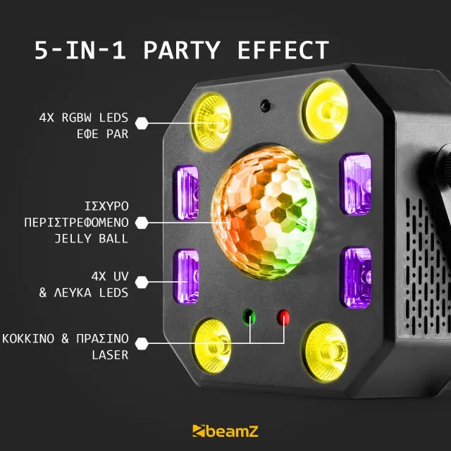 BEAMZ LIGHTBOX5 ΦΩΤΙΣΤΙΚΟ ΕΦΕ LED 2