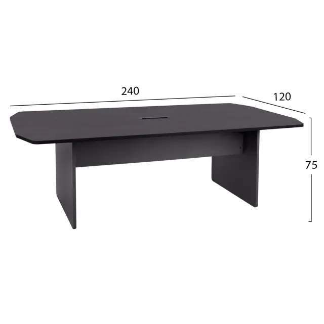 Επαγγελματικό γραφείο συνεδριάσεων Rosewood --- 240x120x75Y 2