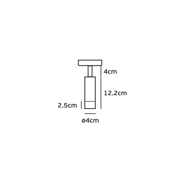 Coop 3-phase φωτιστικό ράγας GU10/MR11 L12.2cm μαύρο 2