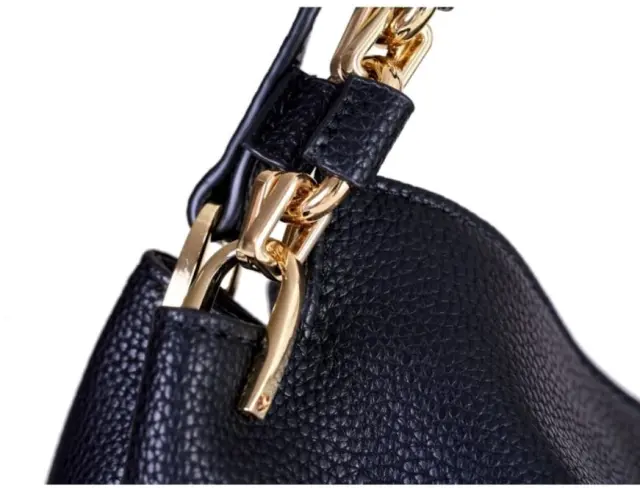 Γυναικεία τσάντα shopper Pierre Cardin , γνήσιο δέρμα, καφέ, 55098 Dollaro 2