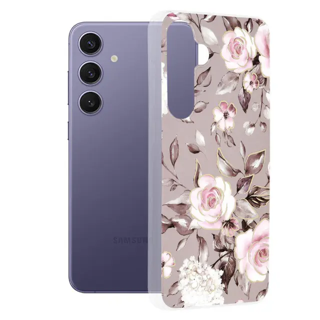 Techsuit® Marble Series Θήκη για Galaxy S24 Plus-Ruth Gray