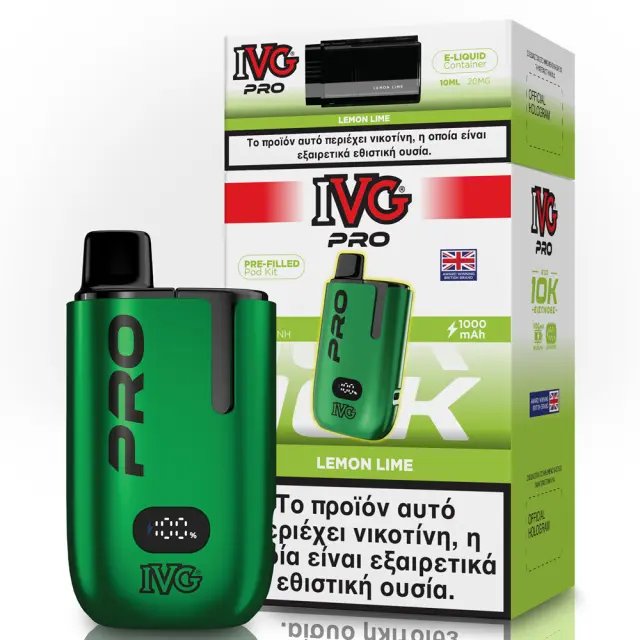 IVG Pro Kit 1000mAh Lemon Lime 20mg 2ml+10ml