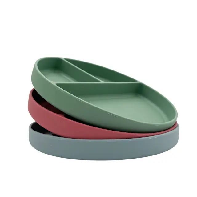 Dodo'sLand: Classic Plate -Mint- Πιάτο σιλικόνης με βεντούζα και χωρίσματα 3