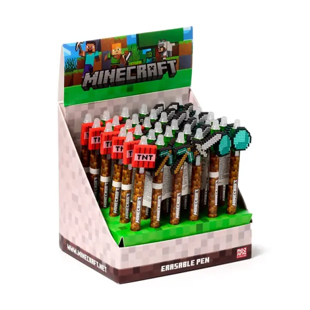 Στυλό που Σβήνει Ρuckator Minecraft Tools 4σχδ (Τυχαία επιλογή σχεδίου)