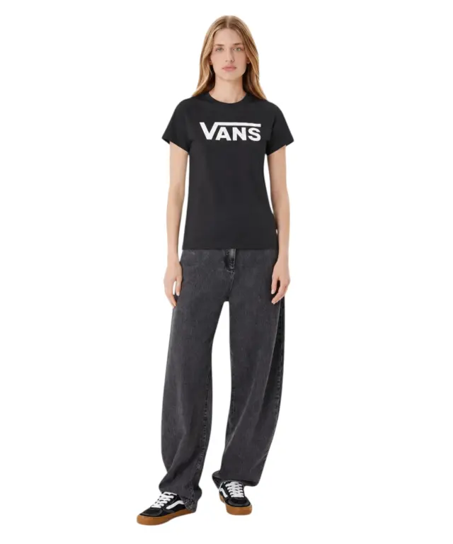 Vans - Γυναικείο Κοντομάνικο T-Shirt Wm Flying V Crew Tee VN0A3UP4-BLK Μαύρο - XS 2