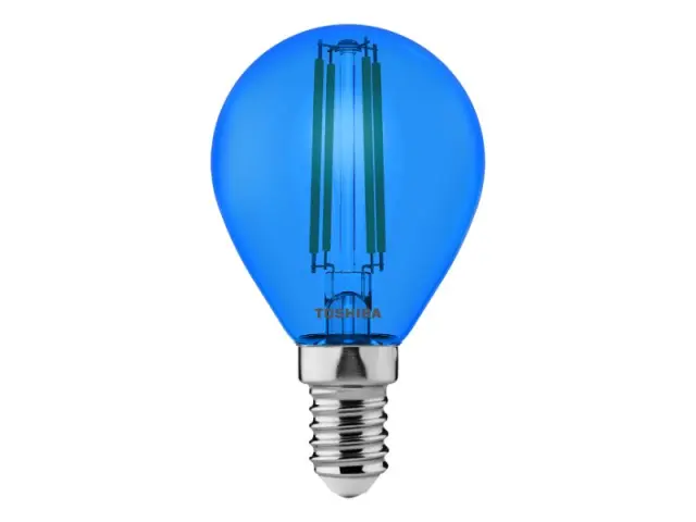 Toshiba LED Filament Color Blue G45 E14 4.5W (DELS-FGB44P5B4AF11) 2