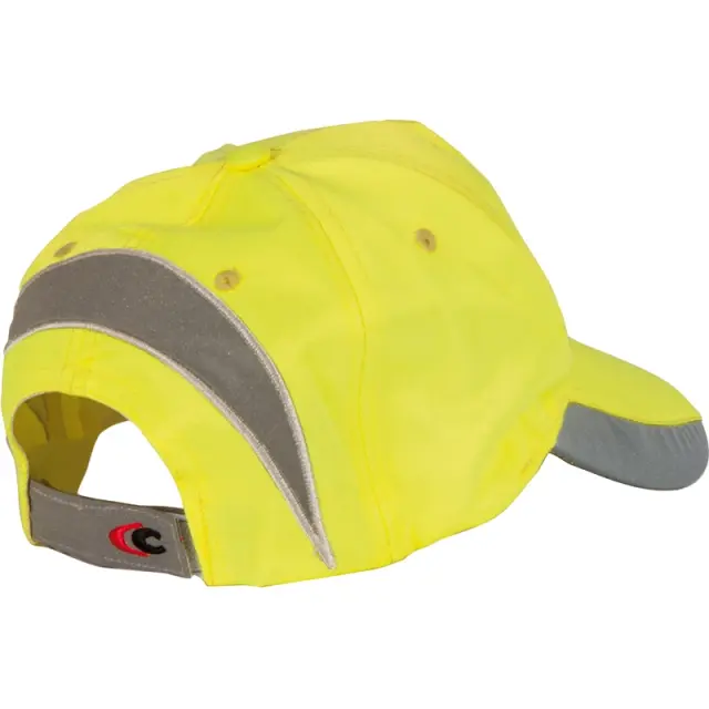Καπέλο Τζόκευ με ανακλαστικά ένθετα Cofra Lit yellow - One Size 2