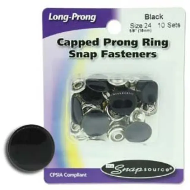 Τρουκς Black Size24 (16mm) - 10σετ