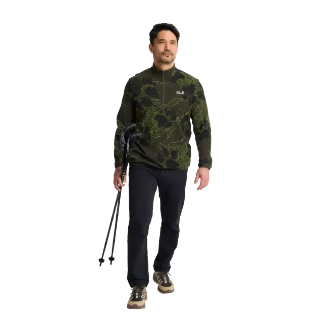 Jack Wolfskin Ανδρική Half Zip Ανδρική Συνθετική Fleece Μπλούζα Paw Era - Medium 3