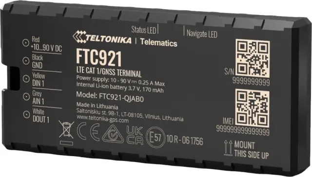 Teltonika Telematics FTC921, Vehicle GPS tracker with 4G LTE Cat 1